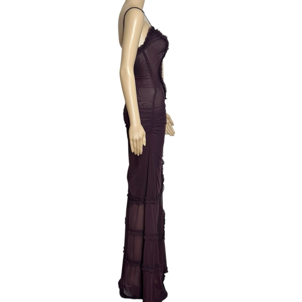 JADED LONDON Fatale Mesh Maxi Dress, Dusk, 0 (US) - Picture 5 of 7